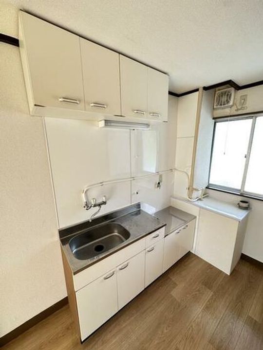 格子屋マンションのキッチン