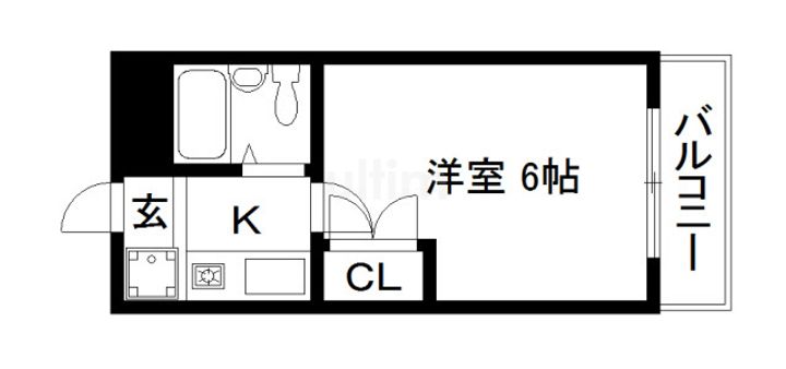 シティパレス京都東山の間取り
