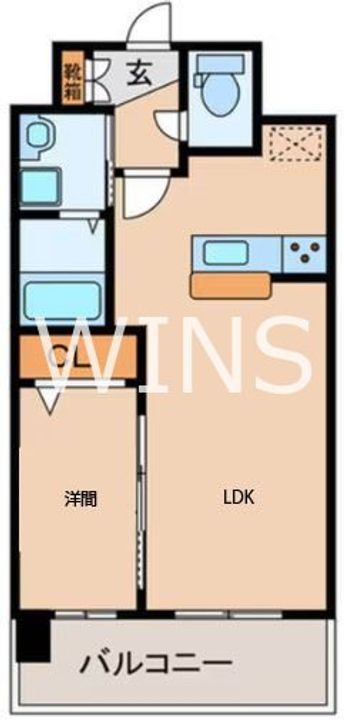 福岡県福岡市東区二又瀬新町(マンション)の賃貸物件の間取り