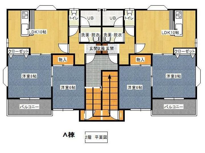 メリールAの間取り
