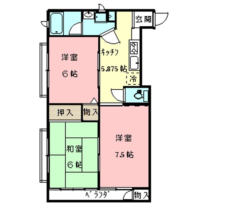 さくらパレスの間取り
