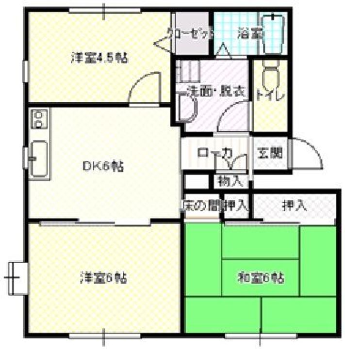 シャルルデュランC棟の間取り