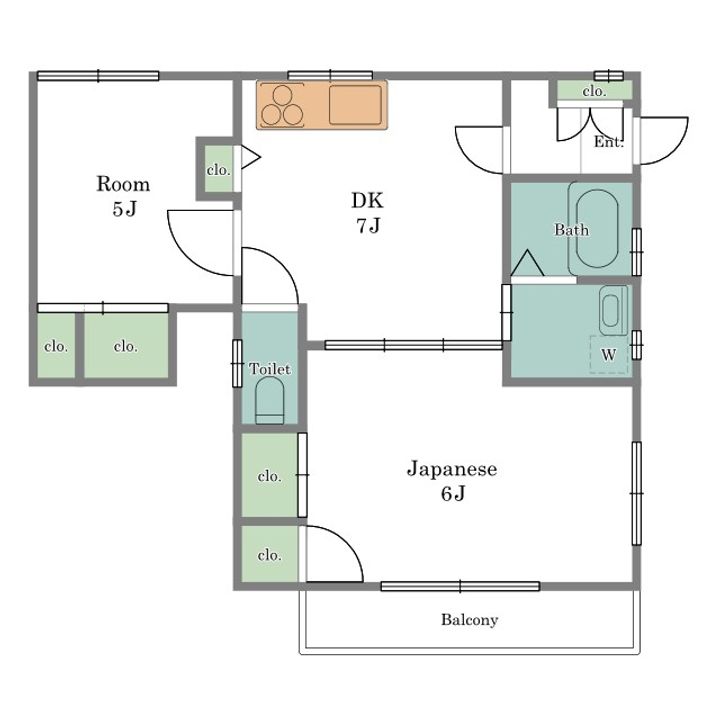 ハイツ林の間取り