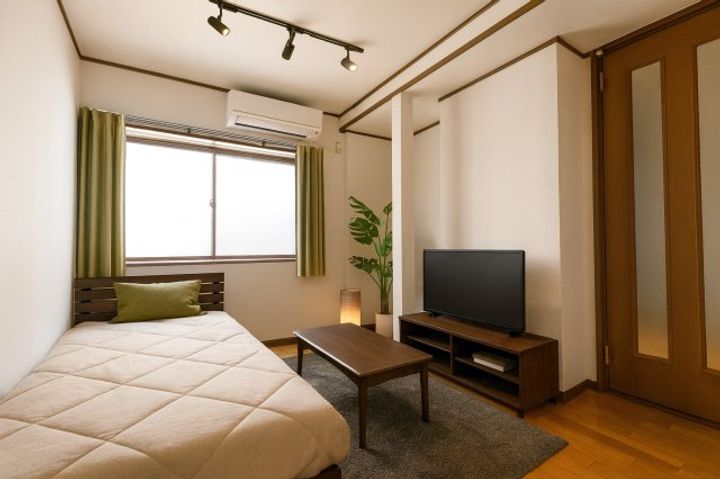 ハイツ林の居間