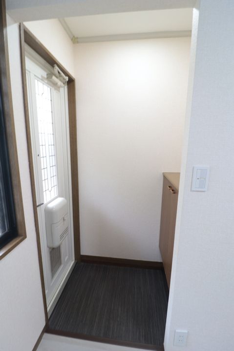 ルードルフィアタウンズA棟の玄関