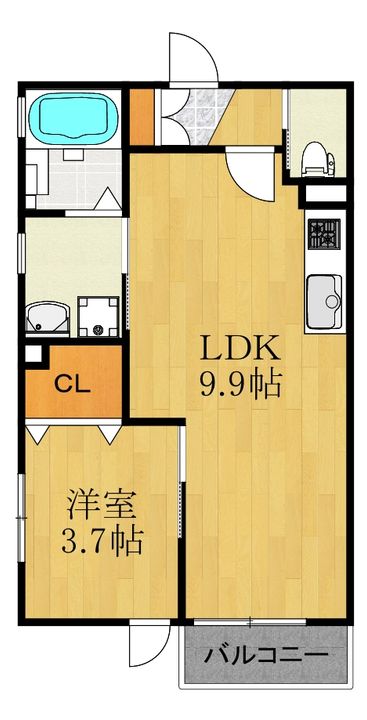 神奈川県横浜市港北区綱島東4(マンション)の賃貸物件の間取り