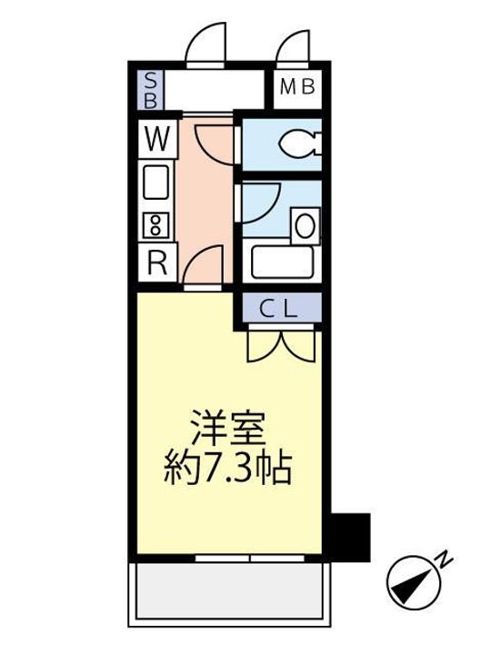 東京都板橋区東新町1(マンション)の賃貸物件の間取り