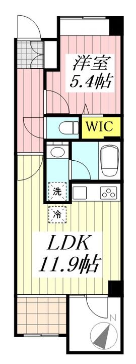 東京都板橋区向原2(マンション)の賃貸物件の間取り