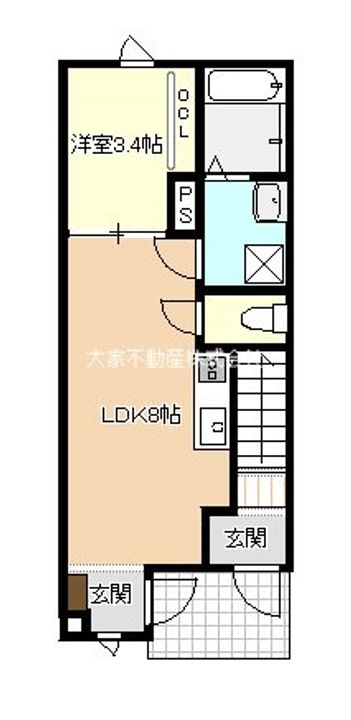 petit soleil  IIの間取り