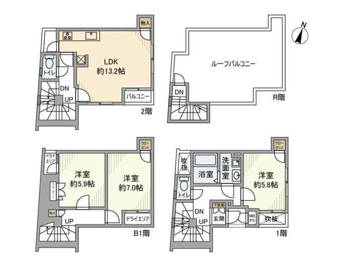 ラビ代々木上原の間取り