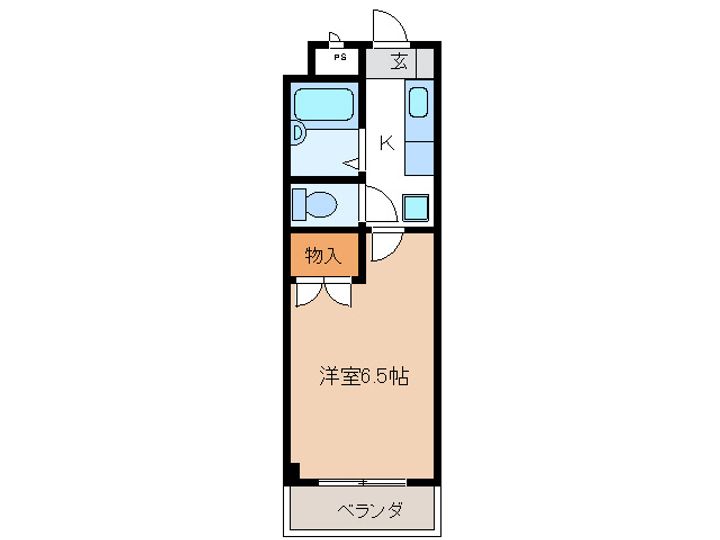 メゾンリズイーストの間取り