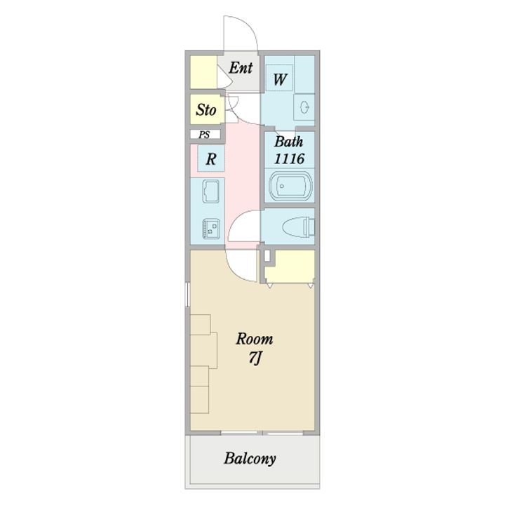 プロシード舞浜の間取り