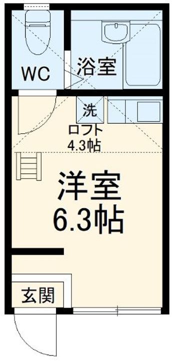 ユナイト根岸グローリーロードの間取り