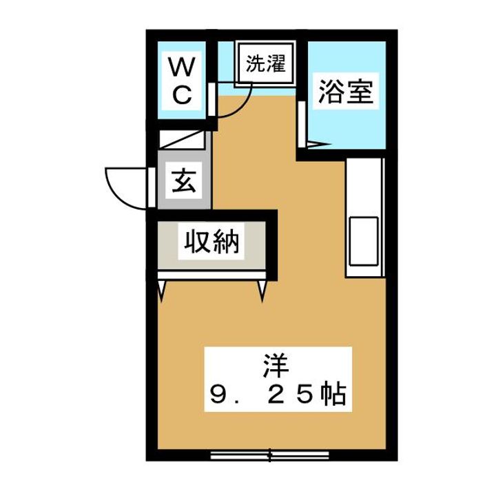 ハイツ木曽路の間取り