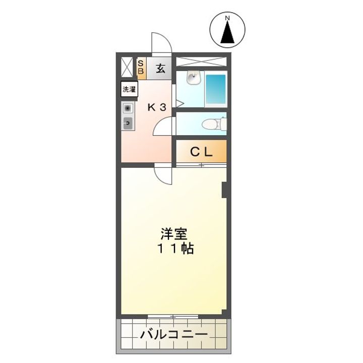 セピアMAISON21の間取り