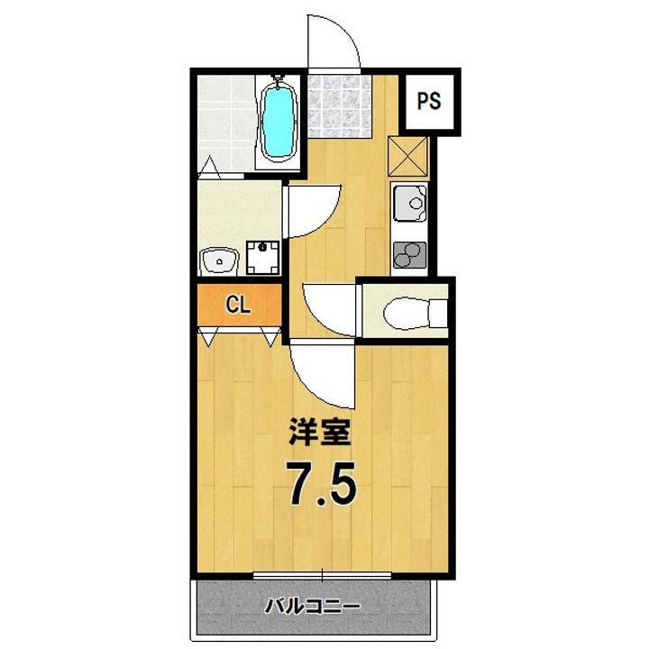 ビエノス京都花園の間取り