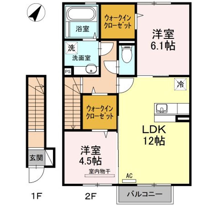 ヴィブァン B棟の間取り