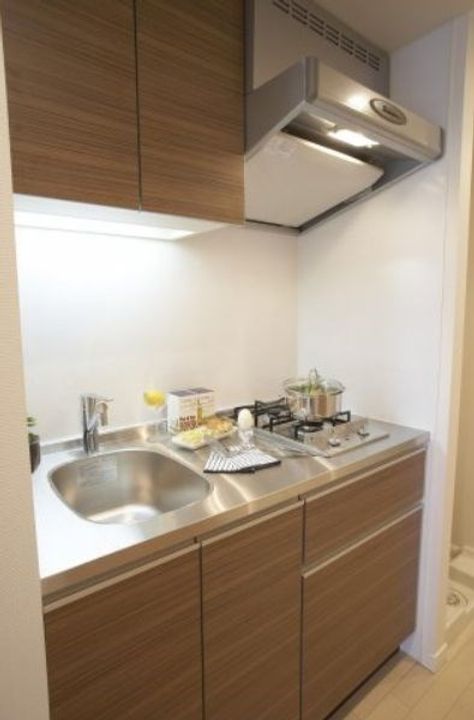 東京都港区三田5(マンション)の賃貸物件のキッチン