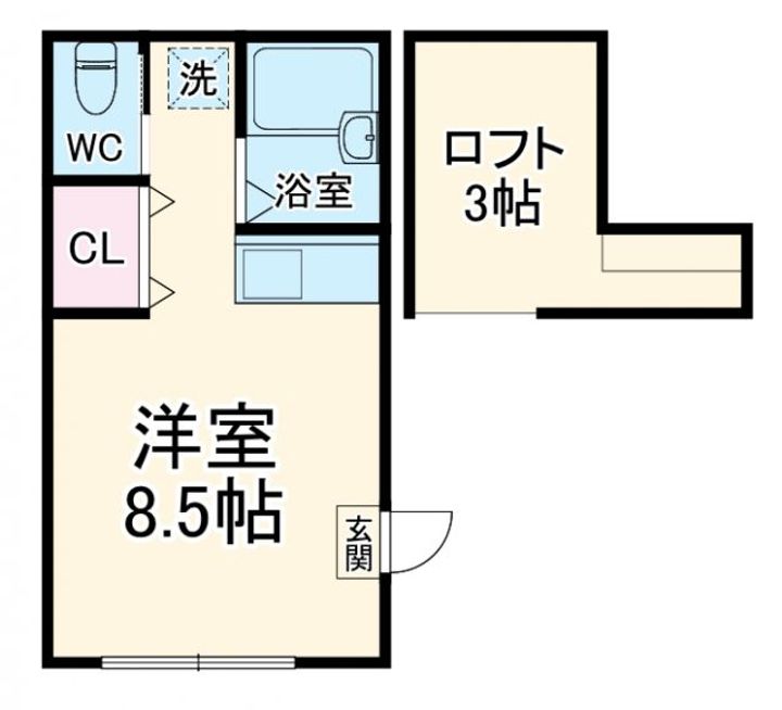 エヴァート保土ヶ谷の間取り