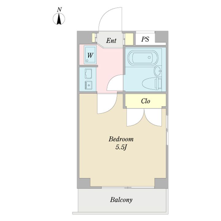 フォルマ五本木の間取り