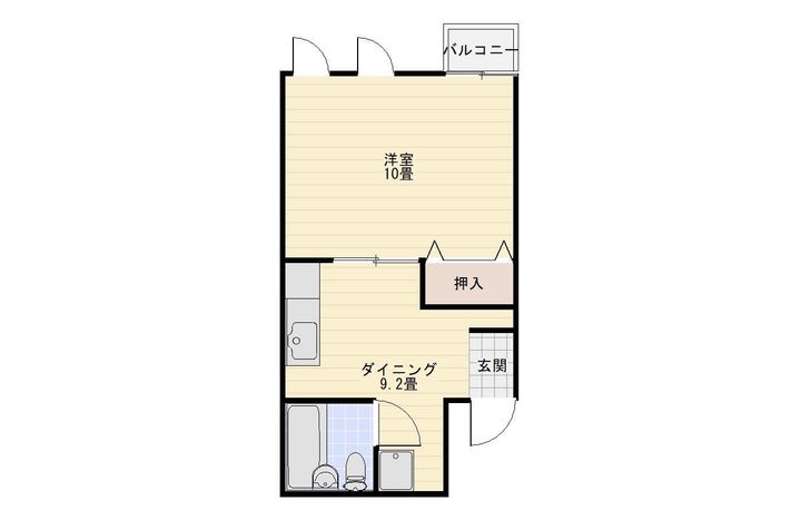 アインビルマンションの間取り