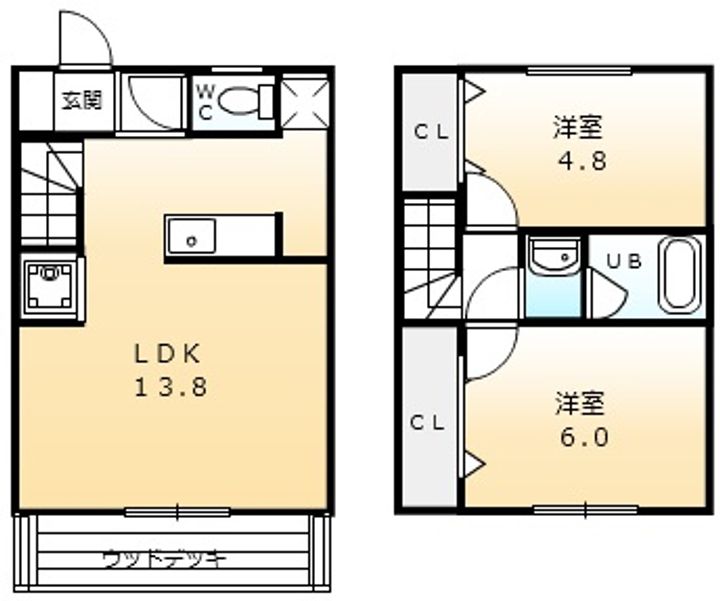 愛知県碧南市入船町3(一戸建)の賃貸物件の間取り