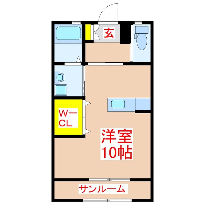 エスポワール加治木 A棟の間取り