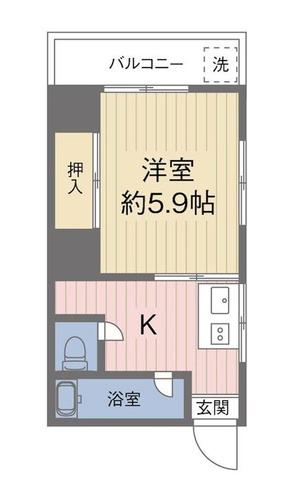 恩田ハイツの間取り