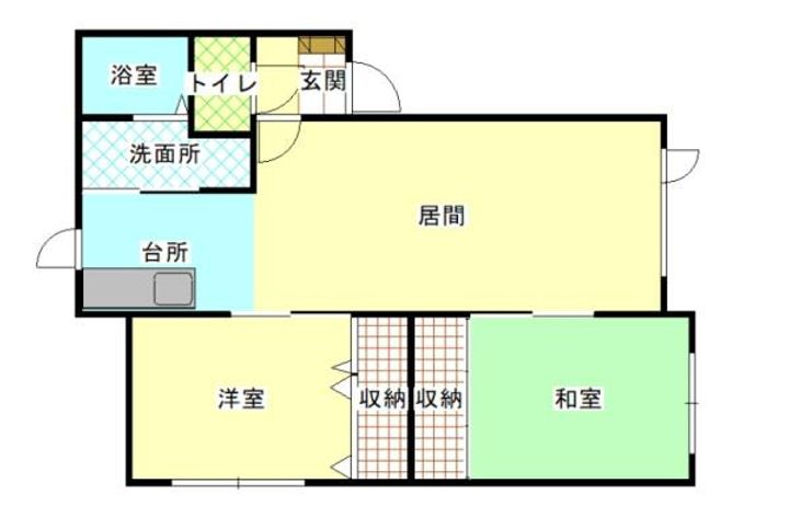 グランディールハウスBの間取り