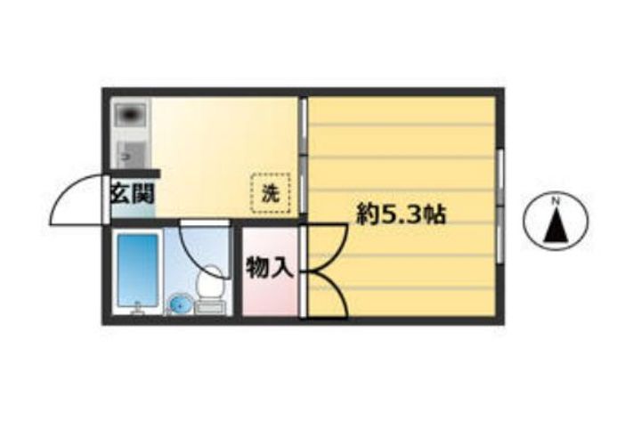 ハイツレイメイ22の間取り