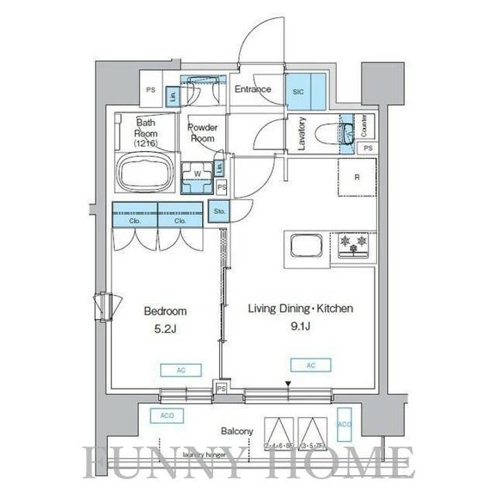 東京都世田谷区上馬5の賃貸マンションの間取り