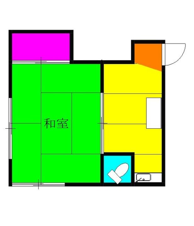 高橋荘の間取り