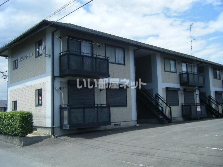 茨城県水戸市元吉田町(アパート)の賃貸物件の外観