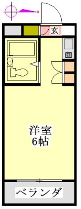 神明マンションの間取り