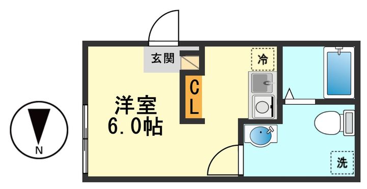 東京都葛飾区柴又5(マンション)の賃貸物件の間取り