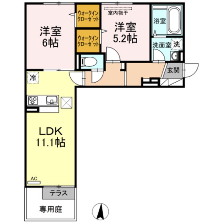 パームツリーAの間取り