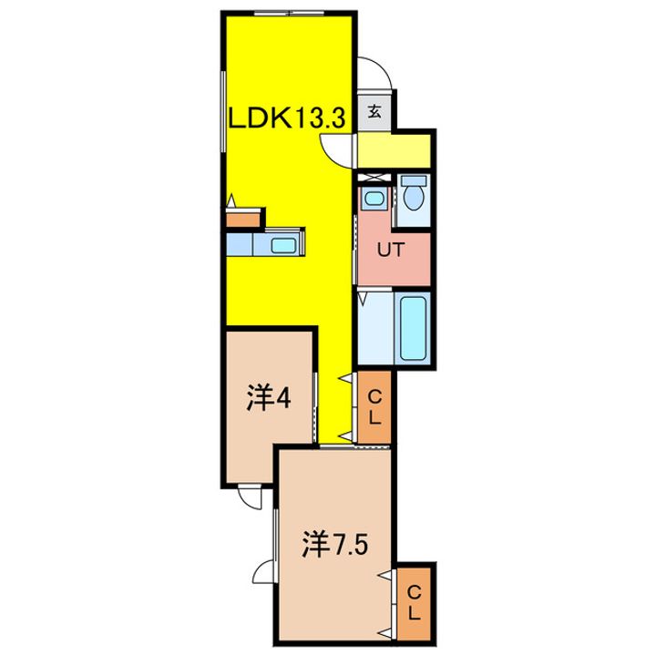 Uアザラシの間取り