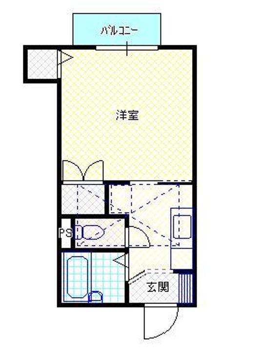 新潟県新発田市本町3(アパート)の賃貸物件の間取り