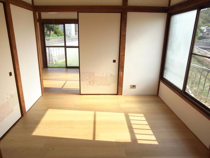 富士見荘の居間