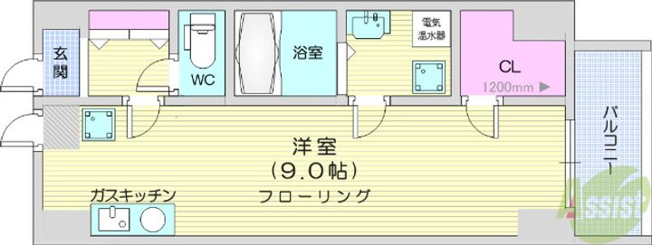 フィオーレ・北山の間取り