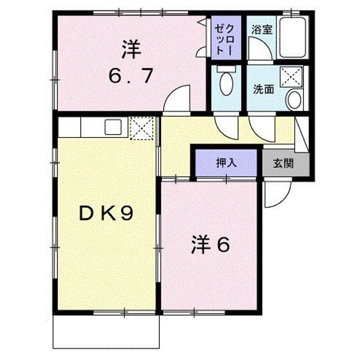 グリーンベルの間取り