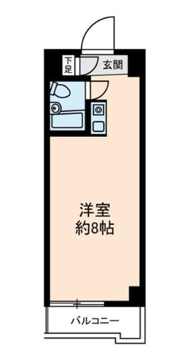 東京都中央区新川2(マンション)の賃貸物件の間取り