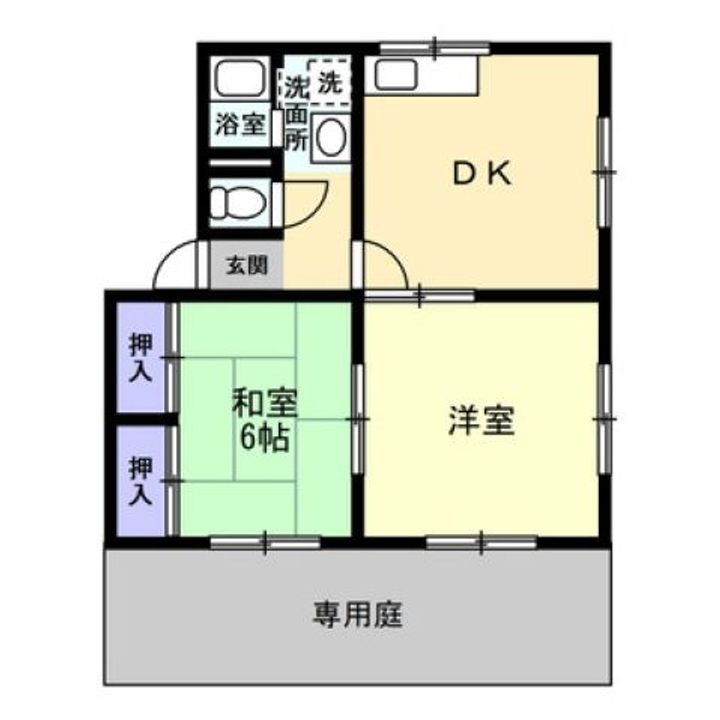 ソルトフィールドN・M Bの間取り