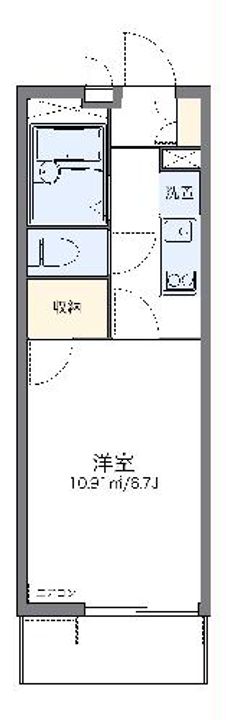 レオパレスアベニール IIの間取り