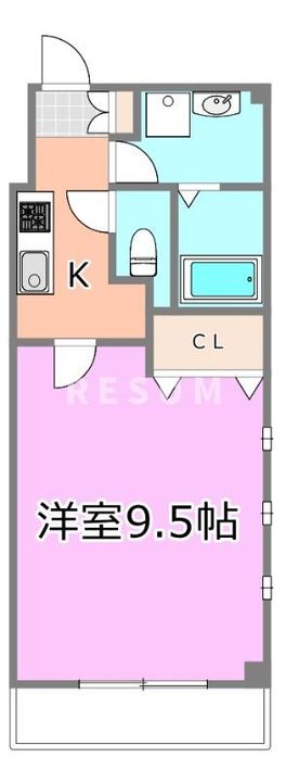 千葉県千葉市美浜区高洲3(マンション)の賃貸物件の間取り