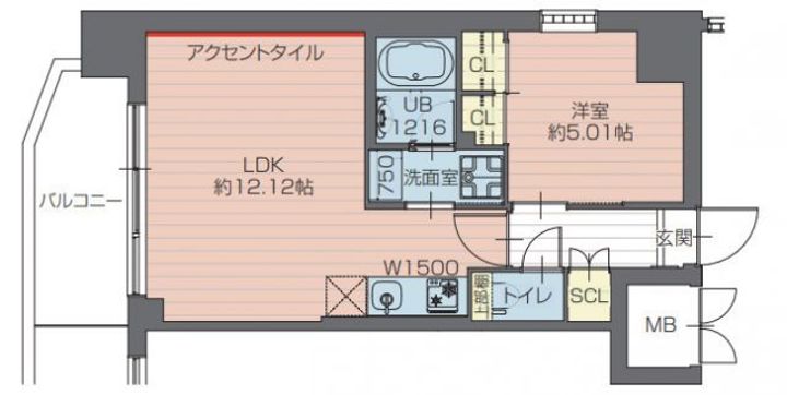 プレジオ川口ASIANの間取り