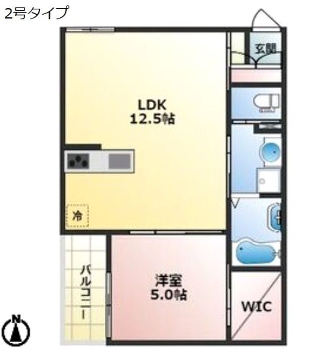 リビングライフ八尾山本の間取り