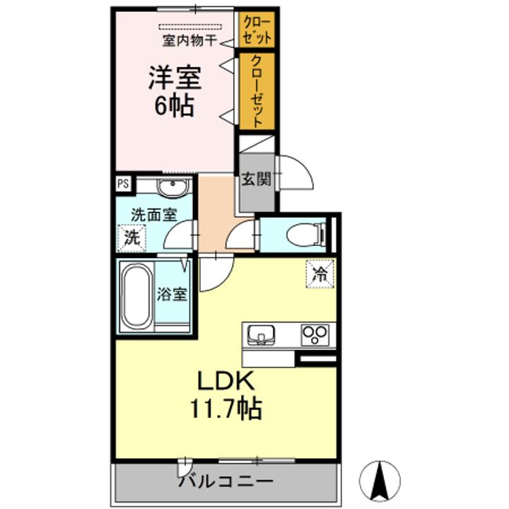 プランデュールKeiの間取り
