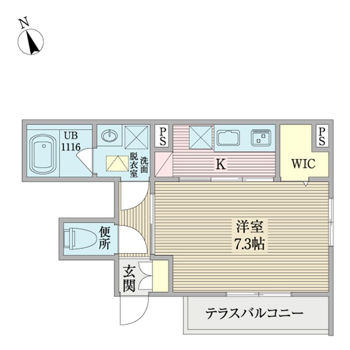 RAY COASTの間取り