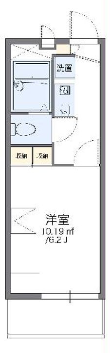 レオパレスMLハロープラザの間取り